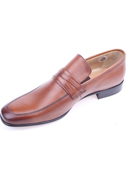 1076 Erkek Neolit Taban Klasik Bağcıksız Deri Ayakkabı modelleri