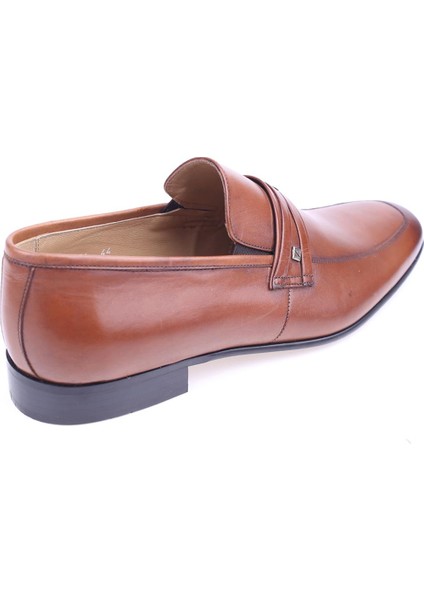 1076 Erkek Neolit Taban Klasik Bağcıksız Deri Ayakkabı fırsatları