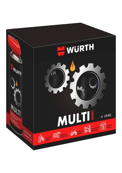 Würth Multi 5In1-400Ml Yağ Çözücü [Temizlik Ve Bakım Spreyi]