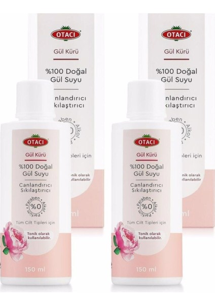 Gül Kürü %100 Doğal Gül Suyu x 2
