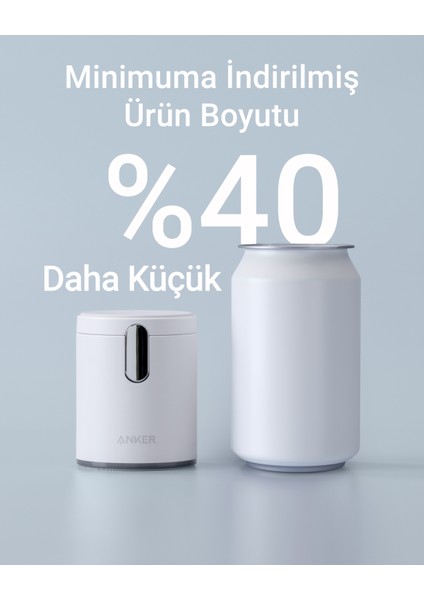 623 MagGo Kablosuz Şarj Cihazı Magsafe Uyumlu Stand Beyaz - B2568 (Anker Türkiye Garantili)