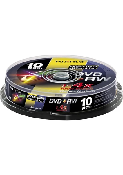 Dvd +Rw 4.7gb 120MIN 10 Adet