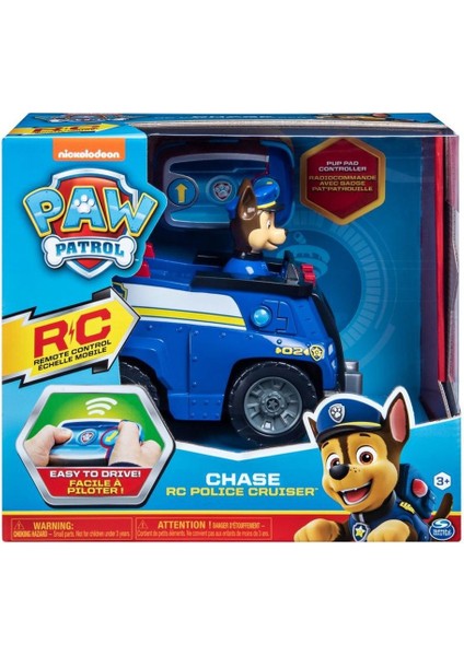 Spin Master 028673 Paw Patrol Chase'in Polis Devriyesi Uzaktan Kumandalı , +3 Yaş