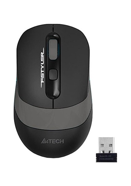 A4 Tech FG10 USB Nano Kablosuz Optik Gri 2000 Dpi Mouse