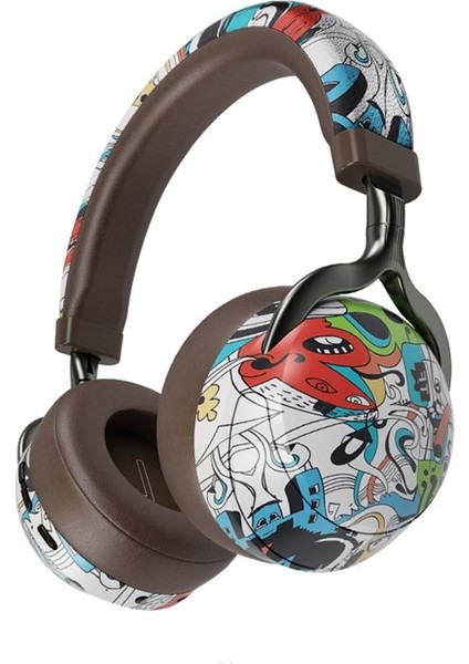 VJ086 Graffiti Kulaklık Kablosuz Spor Bluetooth Kulaklık   (Yurt Dışından)