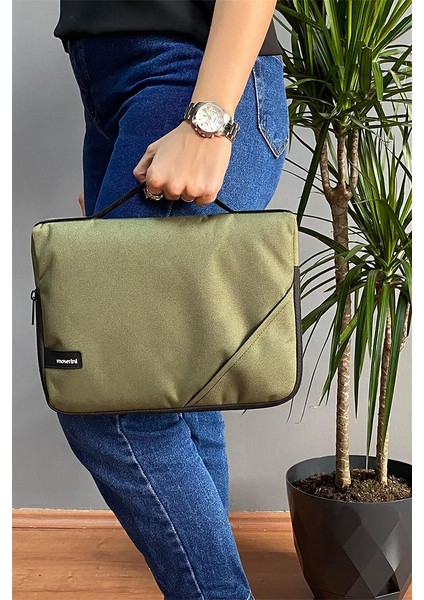 iPad Air 5 (5. Nesil) 10.9’ Inç 2022 Smart Slim Tablet Çantası A2588 A2589 A2591 - Haki modelleri