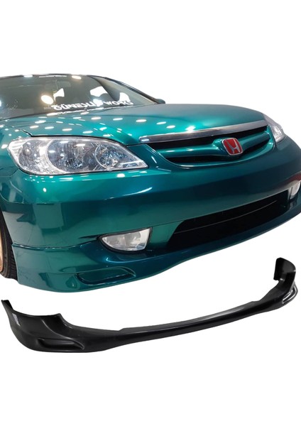 SML Dizayn Honda Civic Vtec 2 Makyajlı Mugen Ön Ek-Karlık Plastik  2004-2006