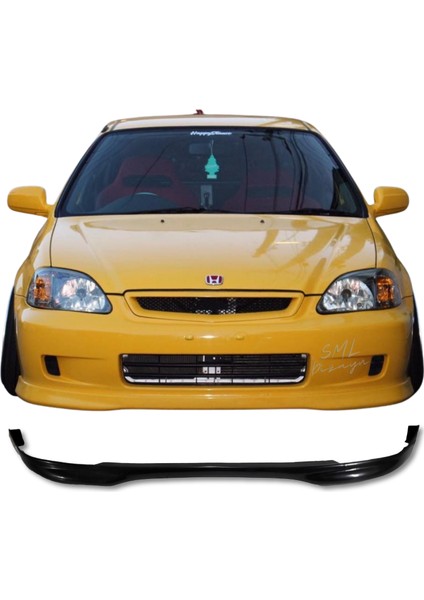 Dizayn Honda Civic Ies 99-01 Typer Ön Ek-Lip Plastik Boyasız Makyajlı Kasa