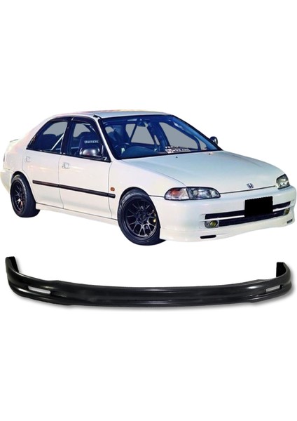 SML Dizayn Honda Civic 92-95 Sedan Mugen Ön Ek- Karlık Lip Plastik Boyasız