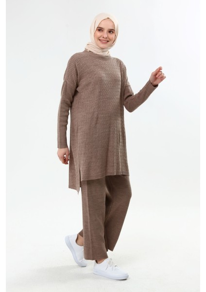 Kadın Saç Örgülü Pantolon & Tunik Ikili Takım 4278 modelleri