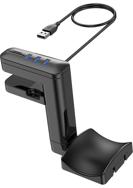 Kulaklık Standı W / USB Kablosu Masanın Altında Montaj Braketi Standı (Yurt Dışından)