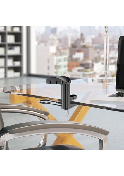 Kulaklık Standı W / USB Kablosu Masanın Altında Montaj Braketi Standı (Yurt Dışından)