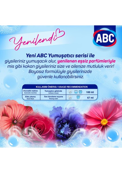 Yumuşatıcı  Aşk 5 lt 4'lü Set