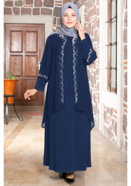 Efsun - Abiye - Lacivert - FHM628 modelleri
