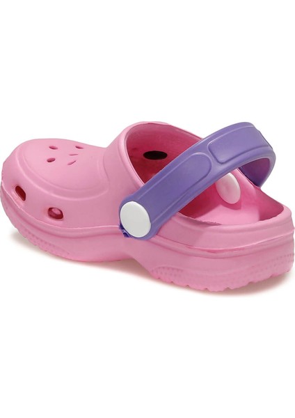 Frog 1fx Kız Çocuk Pembe Mor Terlik 26/29 -1