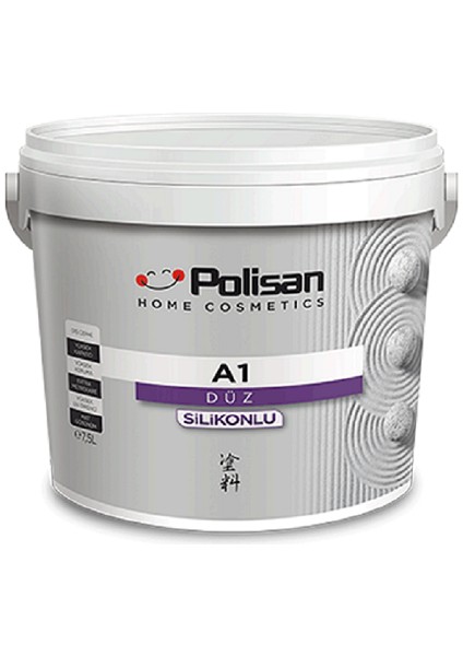 Natura A1 Silikonlu Düz 001 Beyaz 2,5 Lt