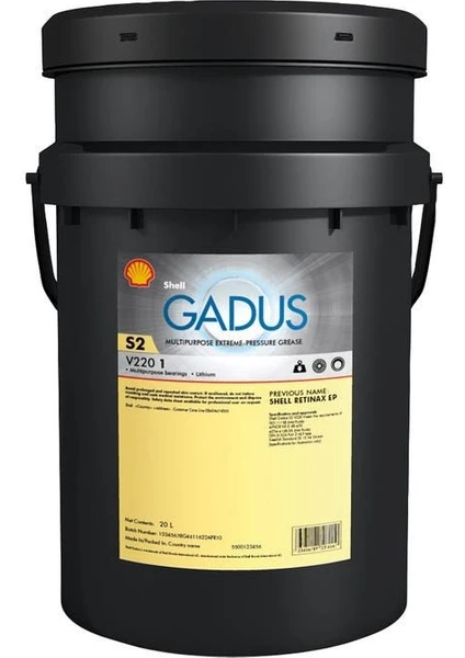 Gadus S2 V220 1 Gres Yağı 18 kg