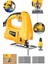 Alman 4000 W Sjs Metal Şanzıman 6 Kademe Devirli Bakır Sargılı Dekupaj Testere Makinesi + 10 Uç 1