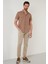 Düğmeli Yaka % 100 Pamuk Slim Fit Cepli Gömlek Erkek GÖMLEK CF21S111153 5
