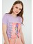 Baskılı Bisiklet Yaka % 100 Pamuk T Shirt Kadın T Shirt 6001003 5