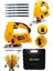 Power Tools 2800 Watt Metal Şanzuman Lazerli Tam Professıonel Dekupaj Testere 1