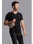 Slim Fit V Yaka Basic Tişört M7668AZ22SP 1