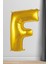 F Harfi Folyo Balon Gold 100 cm 40 Inç 1 Metre Altın 1
