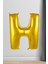 H Harfi Folyo Balon Gold 100 cm 40 Inç 1 Metre Altın 1
