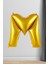 M Harfi Folyo Balon Gold 100 cm 40 Inç 1 Metre Altın 1