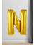 N Harfi Folyo Balon Gold 100 cm 40 Inç 1 Metre Altın 1