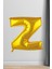Z Harfi Folyo Balon Gold 100 cm 40 Inç 1 Metre Altın 1