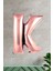 K Harfi Rose Gold Folyo Balon 100 cm 40 Inç 1 Metre Baş Harf Balon 1