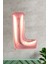 L Harfi Rose Gold Folyo Balon 100 cm 40 Inç 1 Metre Baş Harf Balon 1