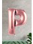 P Harfi Rose Gold Folyo Balon 100 cm 40 Inç 1 Metre Baş Harf Balon 1