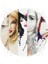 Real Homes Fashion Womens Dijital Baskılı Yuvarlak Fermuarlı Sandalye Minderi 4