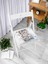 Real Homes Realhomes Siyah Zeminde Renkli Üçüncü Göz Motifli Yuvarlak Fermuarlı Sandalye Minderi 4