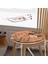 Real Homes Koyu Buğday Zeminli Masum Şaman Kadın Modern Yuvarlak Fermuarlı Sandalye Minderi 3