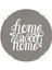 Real Homes Home Sweet Home Dijital Baskılı Yuvarlak Fermuarlı Sandalye Minderi 4
