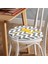Real Homes Flamingo Desenli Yuvarlak Fermuarlı Sandalye Minderi 2