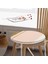 Real Homes Pembe Krem Gold Motifli Dijital Baskılı Modern Yuvarlak Fermuarlı Sandalye Minderi 3