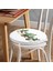 Real Homes Beatiful Cactus Dijital Baskılı Yuvarlak Fermuarlı Sandalye Minderi 2