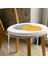 Real Homes Sanat Güneşi Temalı Dijital Baskılı Modern Yuvarlak Fermuarlı Sandalye Minderi 3