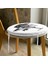 Real Homes Modern Doğa Çizimli Ağaç Motifli Yuvarlak Fermuarlı Sandalye Minderi 3
