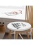 Real Homes Christmas Temalı Ekose Çam Ağacı Motifli Yuvarlak Fermuarlı Sandalye Minderi 3