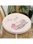 Real Homes Cup Cake Dijital Baskılı Modern Yuvarlak Fermuarlı Sandalye Minderi 1