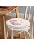 Real Homes Cup Cake Dijital Baskılı Modern Yuvarlak Fermuarlı Sandalye Minderi 2