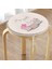 Real Homes Cup Cake Dijital Baskılı Modern Yuvarlak Fermuarlı Sandalye Minderi 3