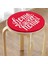 Real Homes Home Sweet Home Dijital Baskılı Yuvarlak Fermuarlı Sandalye Minderi 3