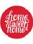 Real Homes Home Sweet Home Dijital Baskılı Yuvarlak Fermuarlı Sandalye Minderi 4