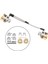 Pirinç Direksiyon Knuckle Ağır Ağırlık Aksesuarları Için Axial 1/10 Rc Araba 90018 Blok C Gümüş (Yurt Dışından) 4